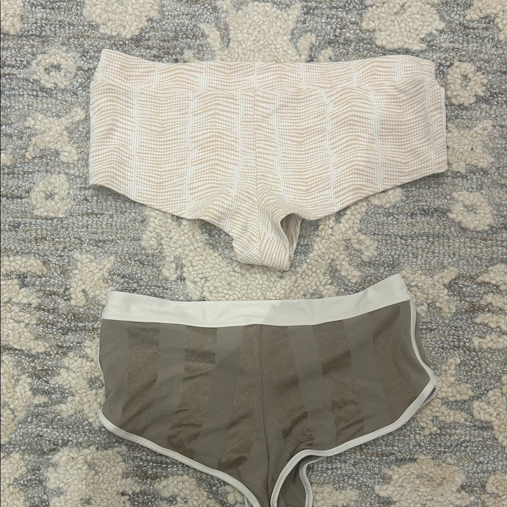 Aerie boy short bikini bottoms set of 2 - Picture 2 of 4